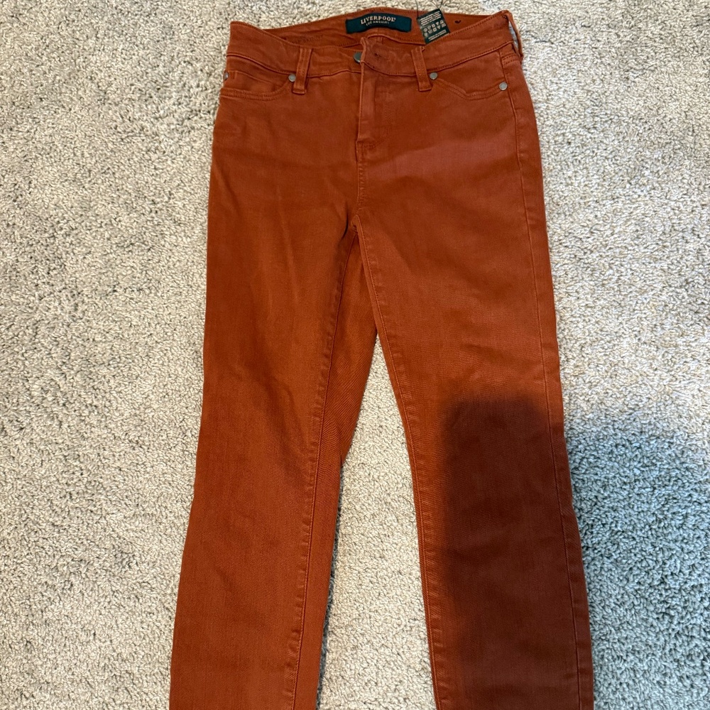 Liverpool Maroon Denim
